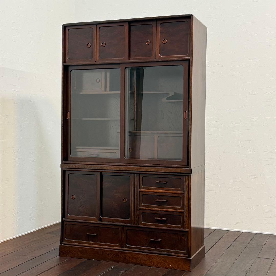 H19K3 欅材 からくり箪笥 タンス