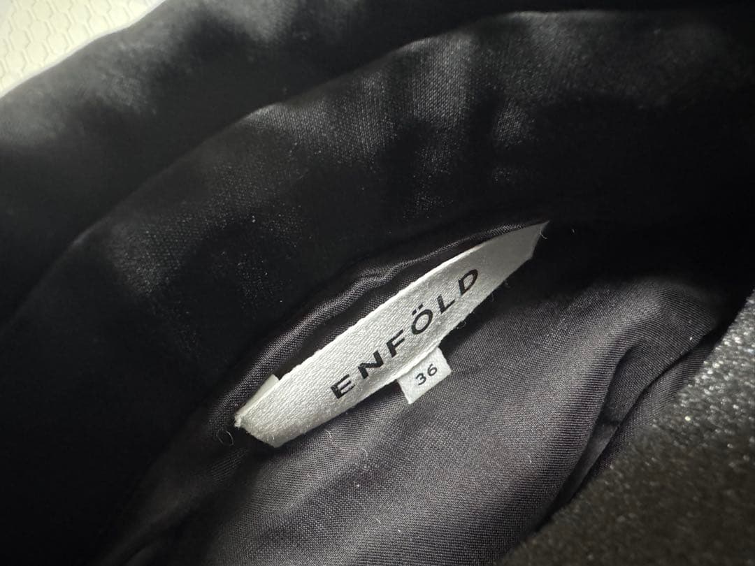 ジャケット・アウター enfold ENFOLD PADDING BIG SHIRT JACKET