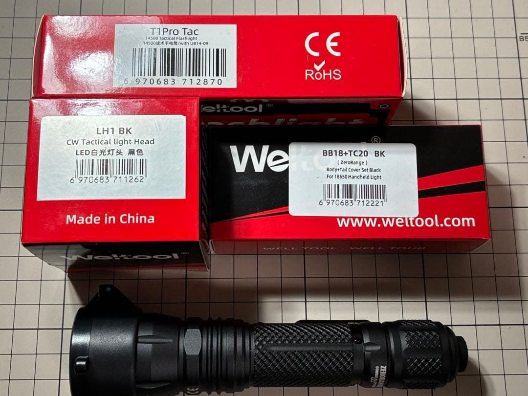 weltool/ウェルツール LEDライトゼロレンジコンバット（稲川義貴）モデル