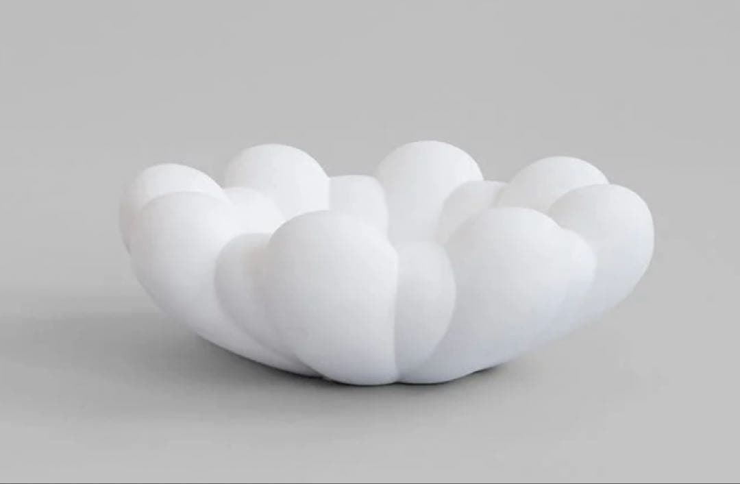 小物入れ 101  Bloom Tray Big Bone White