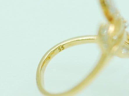 スワロフスキー SWAROVSKI クリスタル リング メイフライ 指輪 12号