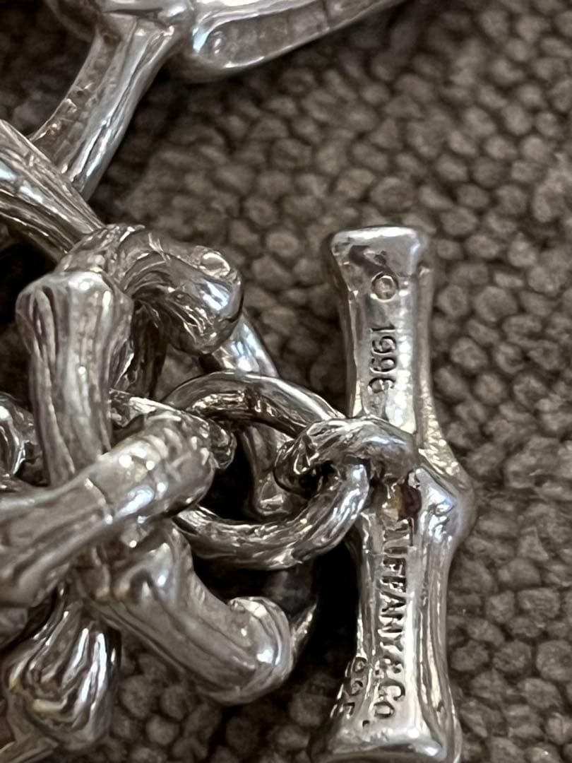 希少サイズ　Tiffany ティファニー　バンブー　ネックレス　ブレスレット