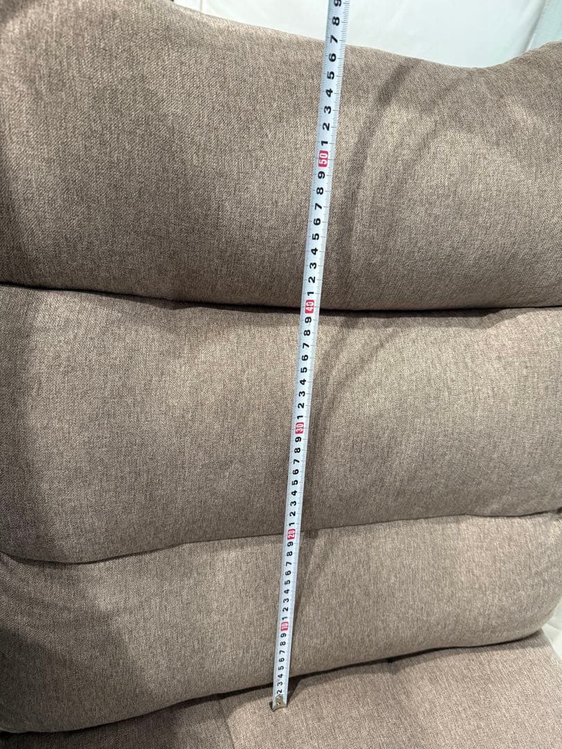 MANACARE リクライニング座椅子 ブラウン　ポケットコイル