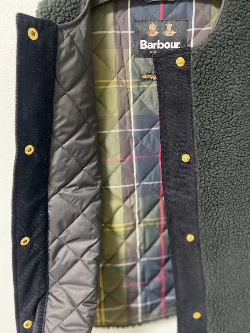 【美品】Barbour バブアー ボアベスト