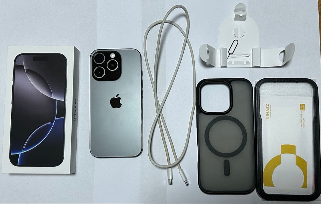 iPhone 16 Pro 256GB SIMフリーバッテリー91% おまけあり