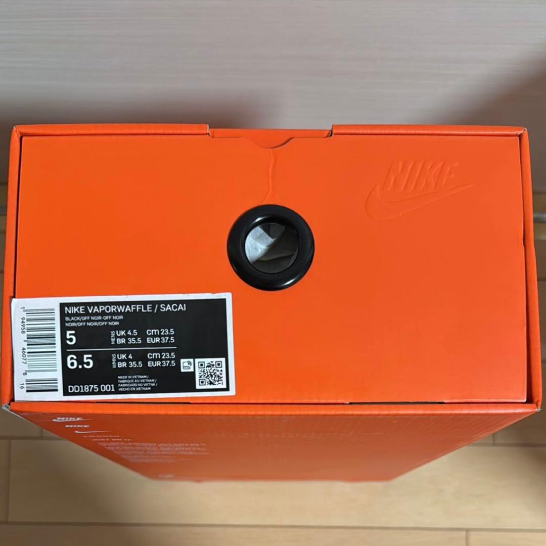 サカイ ナイキ ヴェイパーワッフル ブラック23.5cm