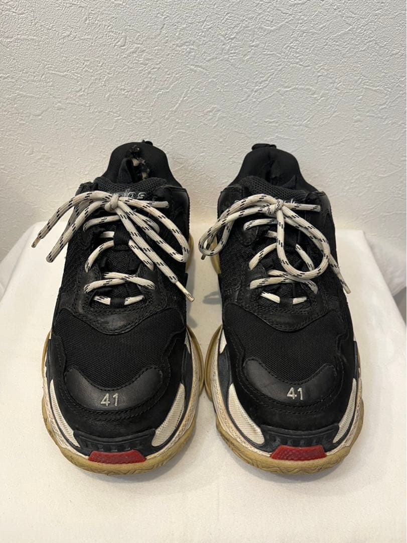 BALENCIAGA トリプルS スニーカー ブラック 41 バレンシアガ