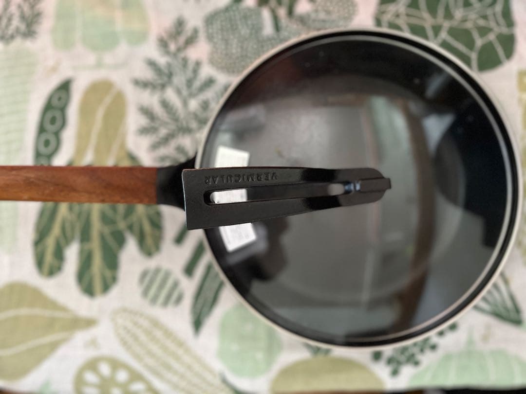 バーミキュラ フライパン ガラス蓋、レシピ本付き