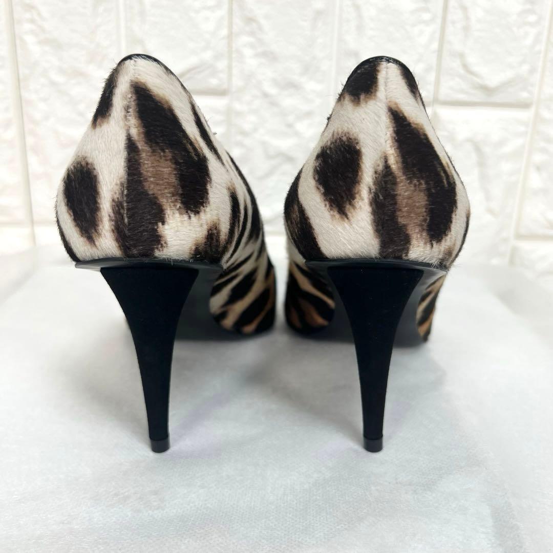 未使用/美品♡GIUSEPPE ZANOTTI レオパード　ハラコパンプス