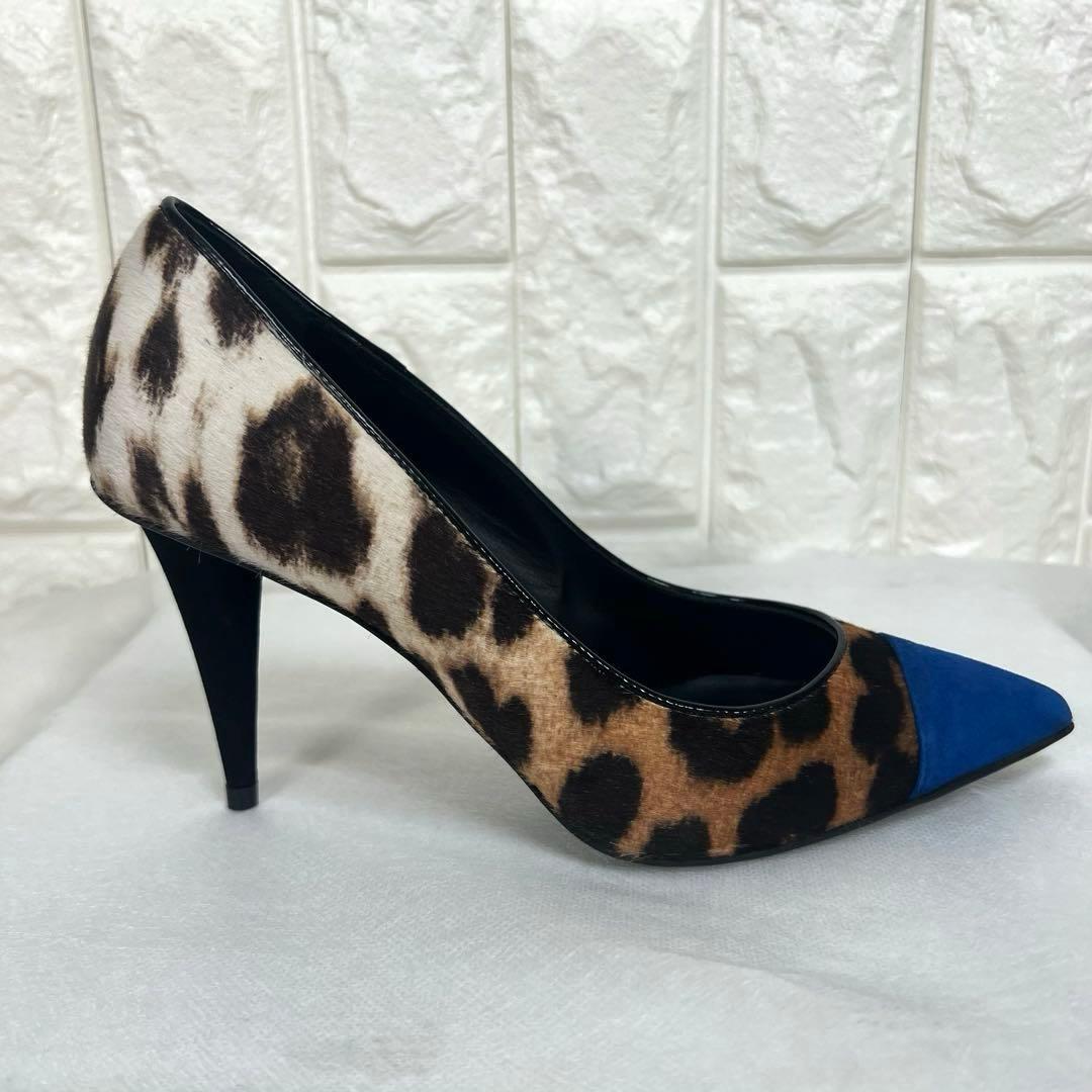 未使用/美品♡GIUSEPPE ZANOTTI レオパード　ハラコパンプス