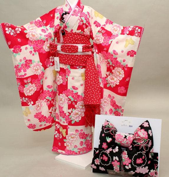 七五三 七歳 女児 着物 祝着 フルセット はなまい