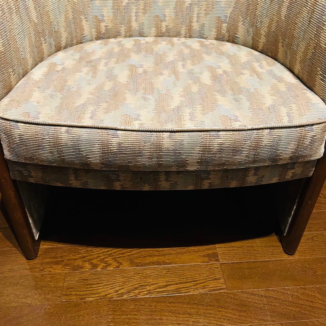 【良品】 シングルソファー 腰掛け椅子 家具 1人用椅子 ②