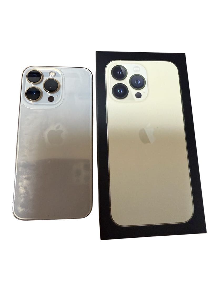 iPhone13pro 512GB ゴールド　バッテリー85% 元箱あり