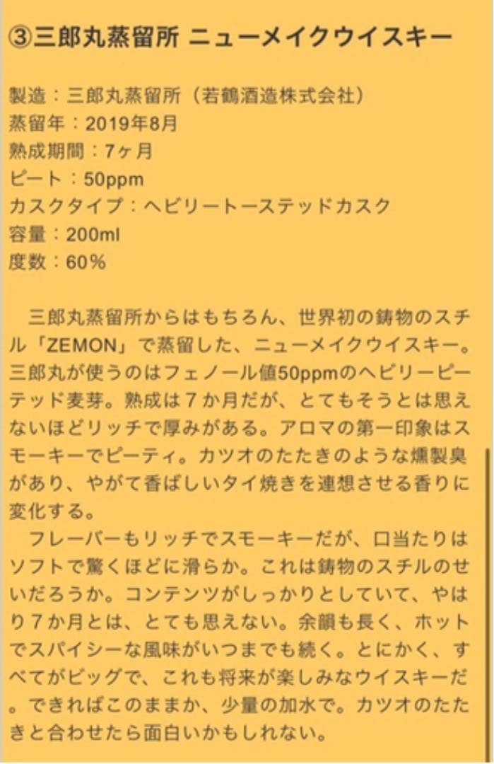 Japanese Whisky Festival 2020 限定品 6点セット