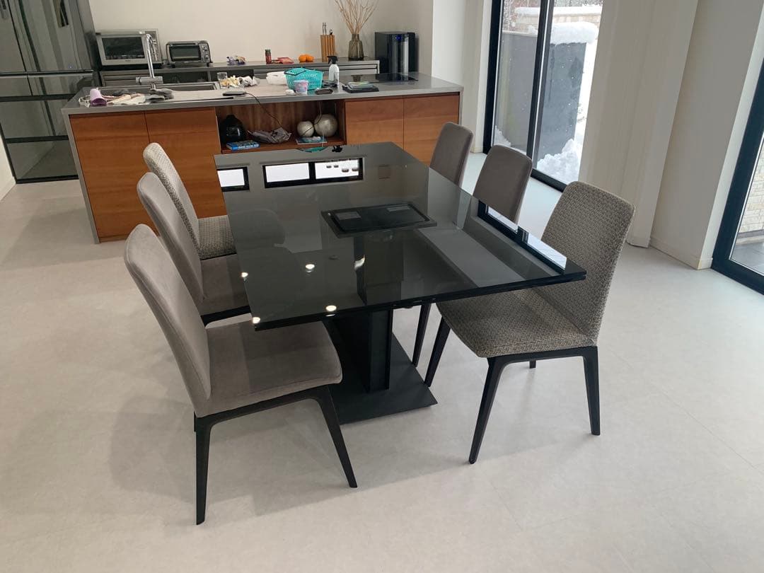 BoConcept ボーコンセプト Monza テーブル　チェア６脚セット