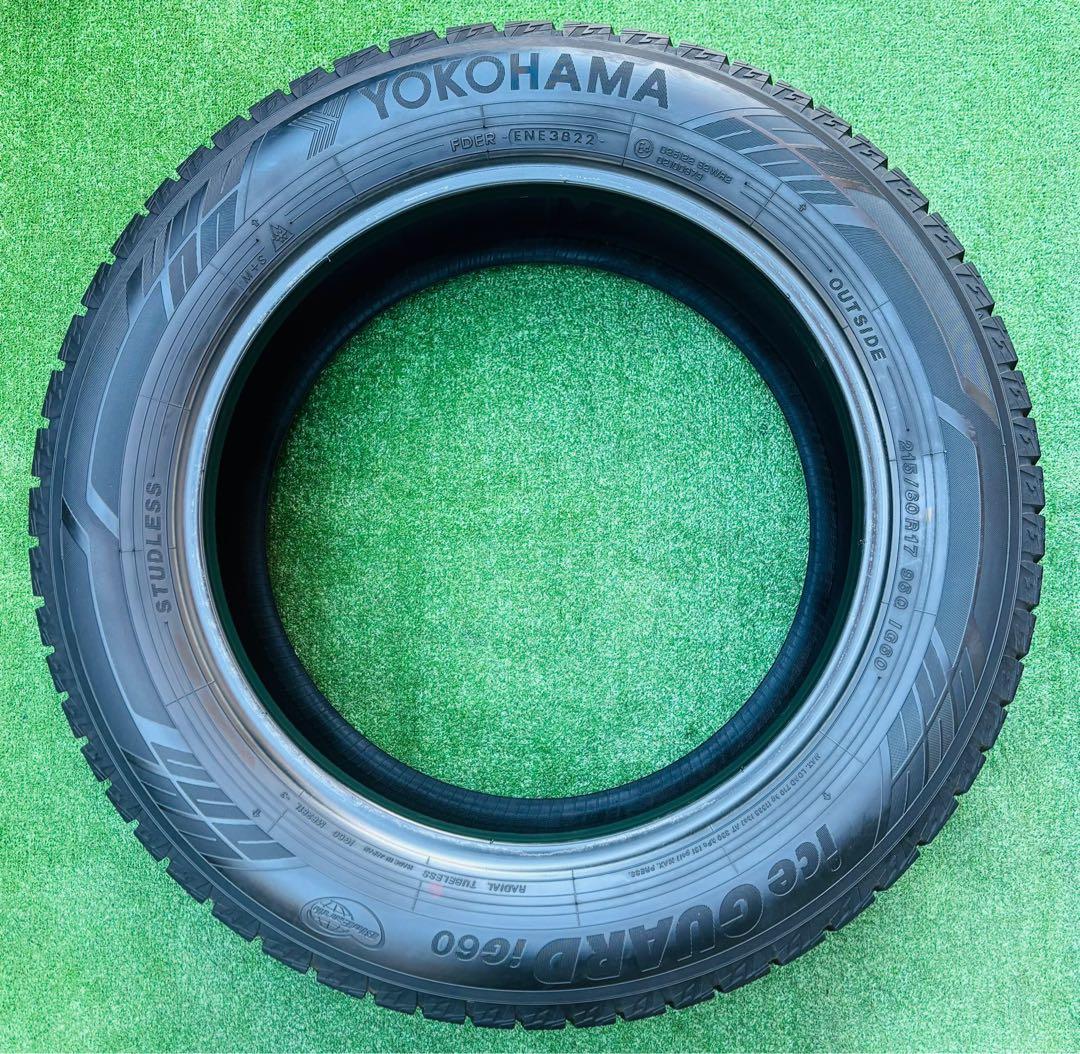 YOKOHAMA iceGUARD 215/60R17 2022年製 深山4本