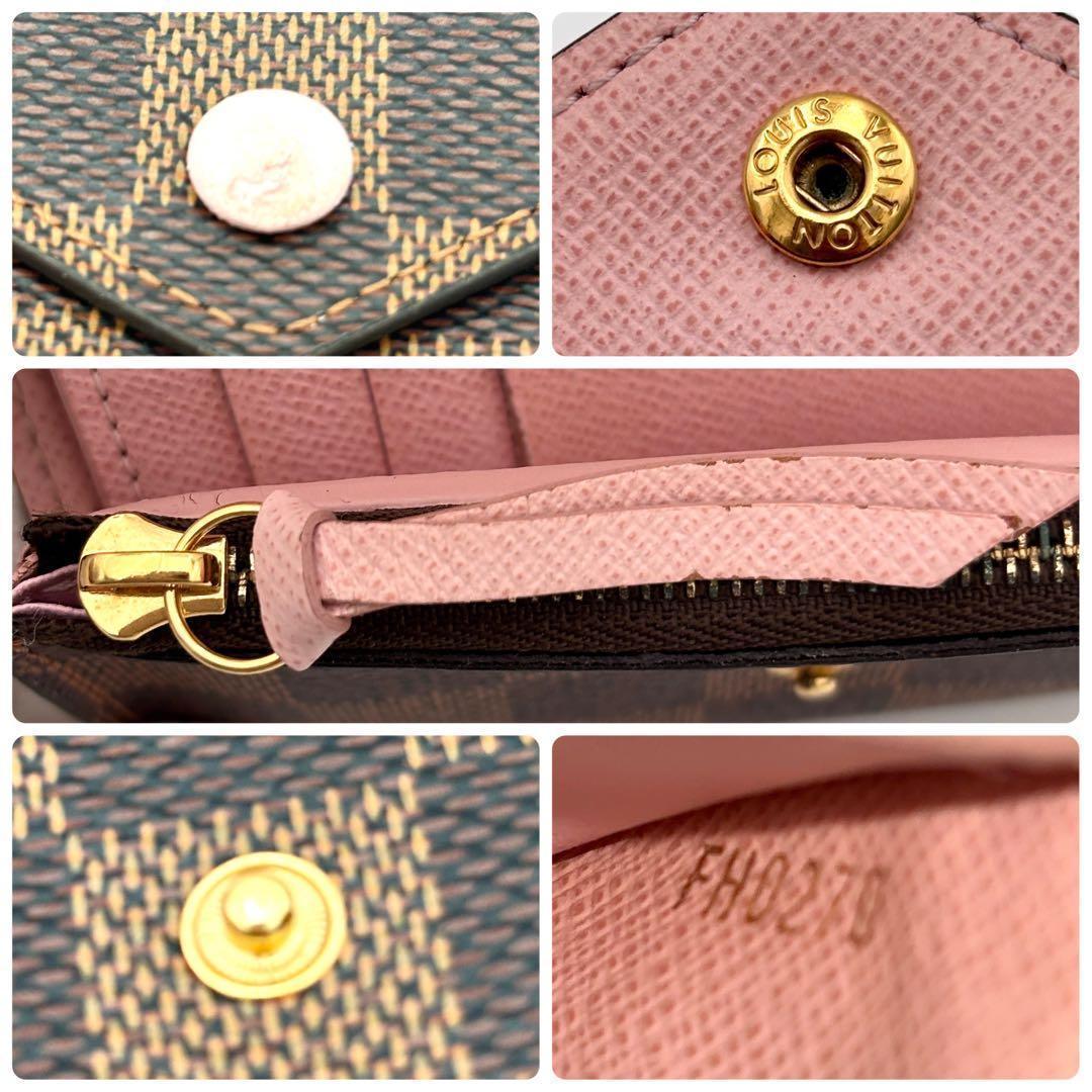 ルイヴィトン ポルトフォイユ ヴィクトリーヌ ダミエ 三つ折り財布 正規品