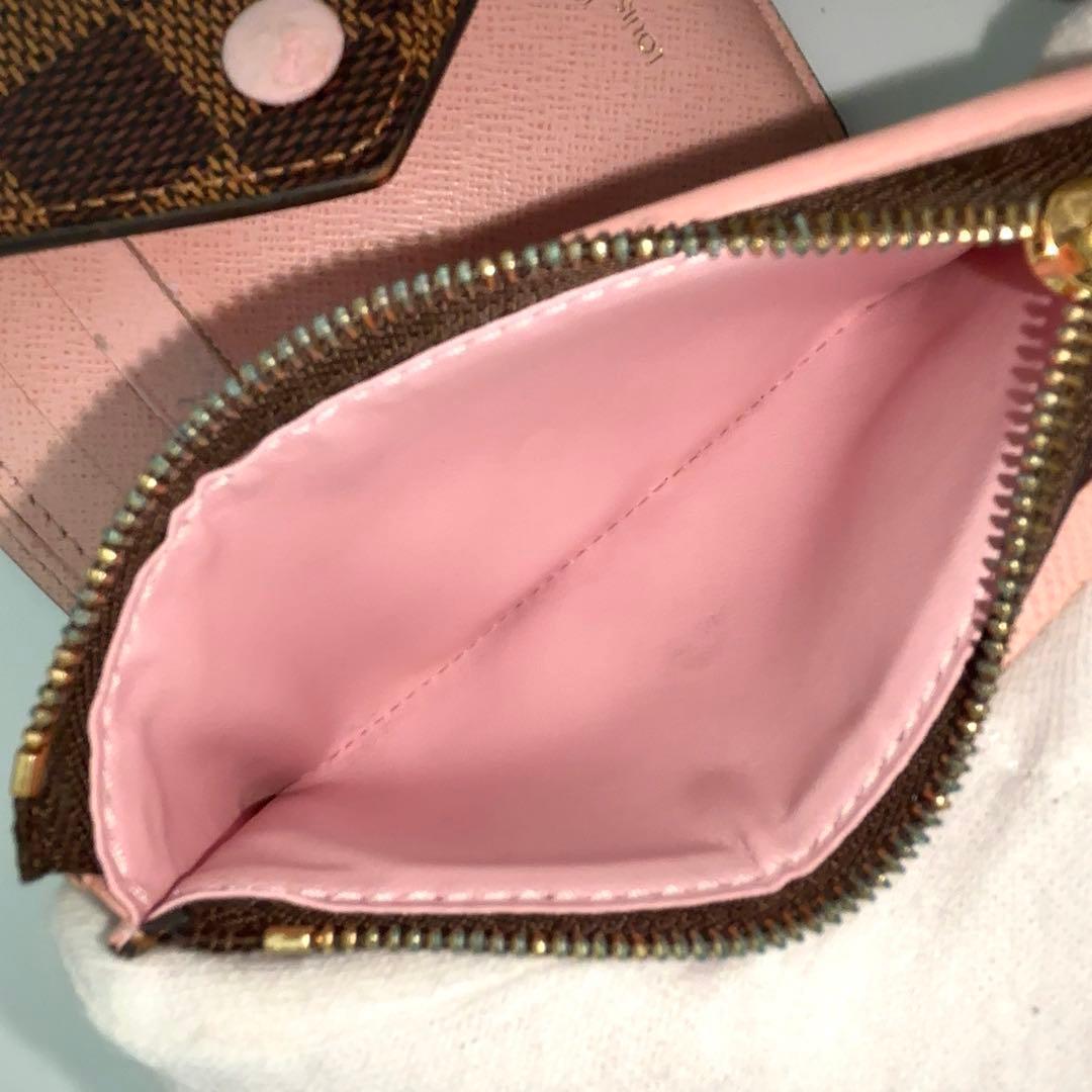 ルイヴィトン ポルトフォイユ ヴィクトリーヌ ダミエ 三つ折り財布 正規品