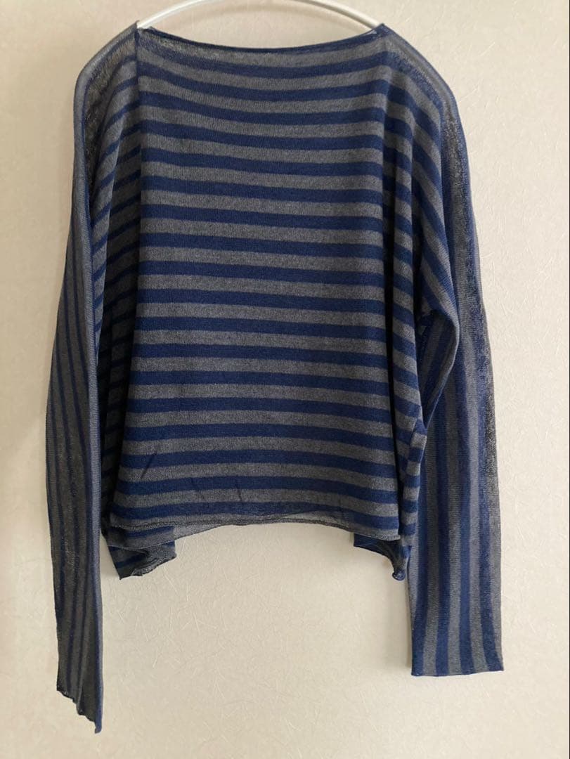 ヨーガンレール　2024未使用ボーダーの春ニット