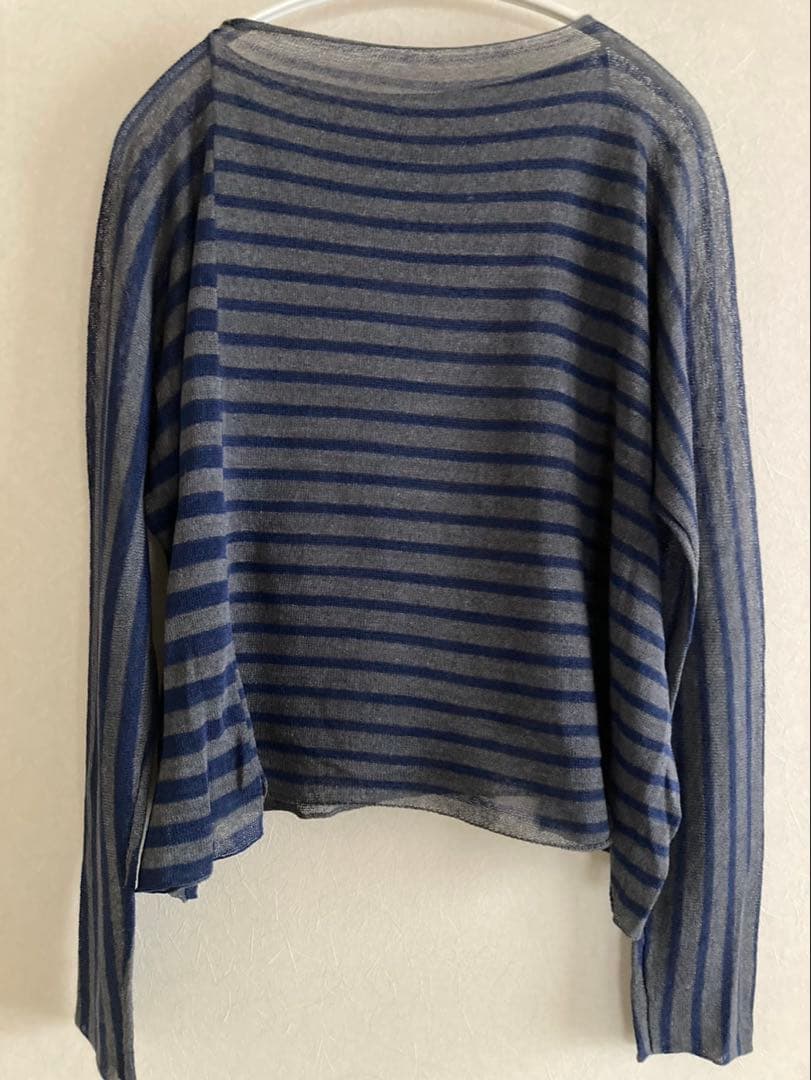 ヨーガンレール　2024未使用ボーダーの春ニット