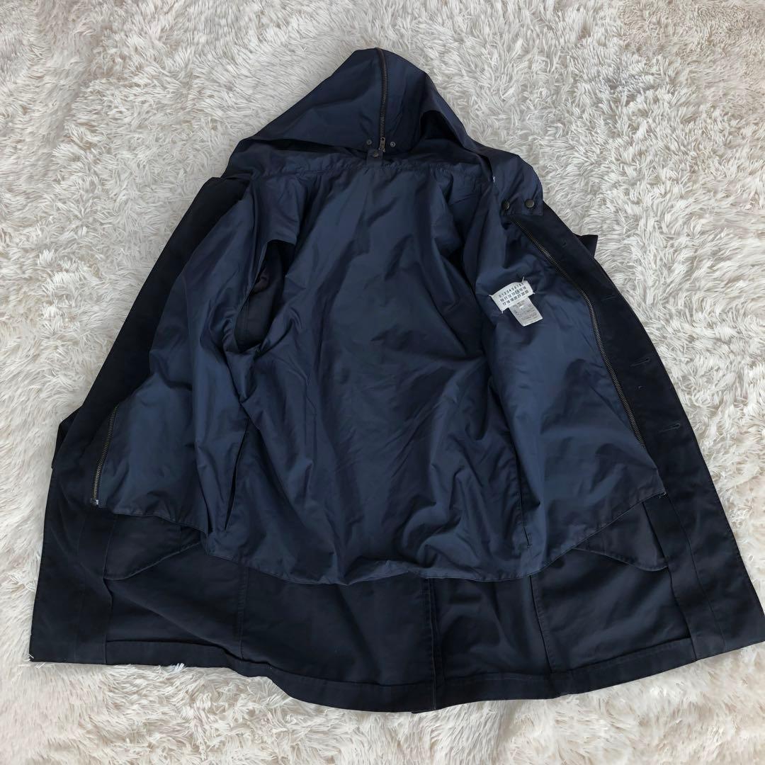 ことらメゾンマルジェラMaisonMargielaモールスキンコート紺色