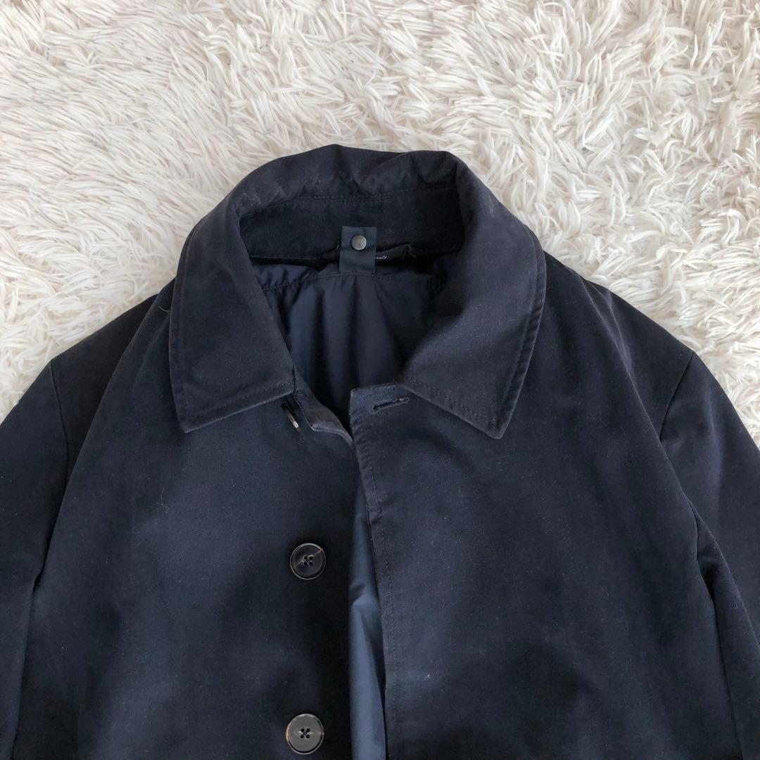ことらメゾンマルジェラMaisonMargielaモールスキンコート紺色
