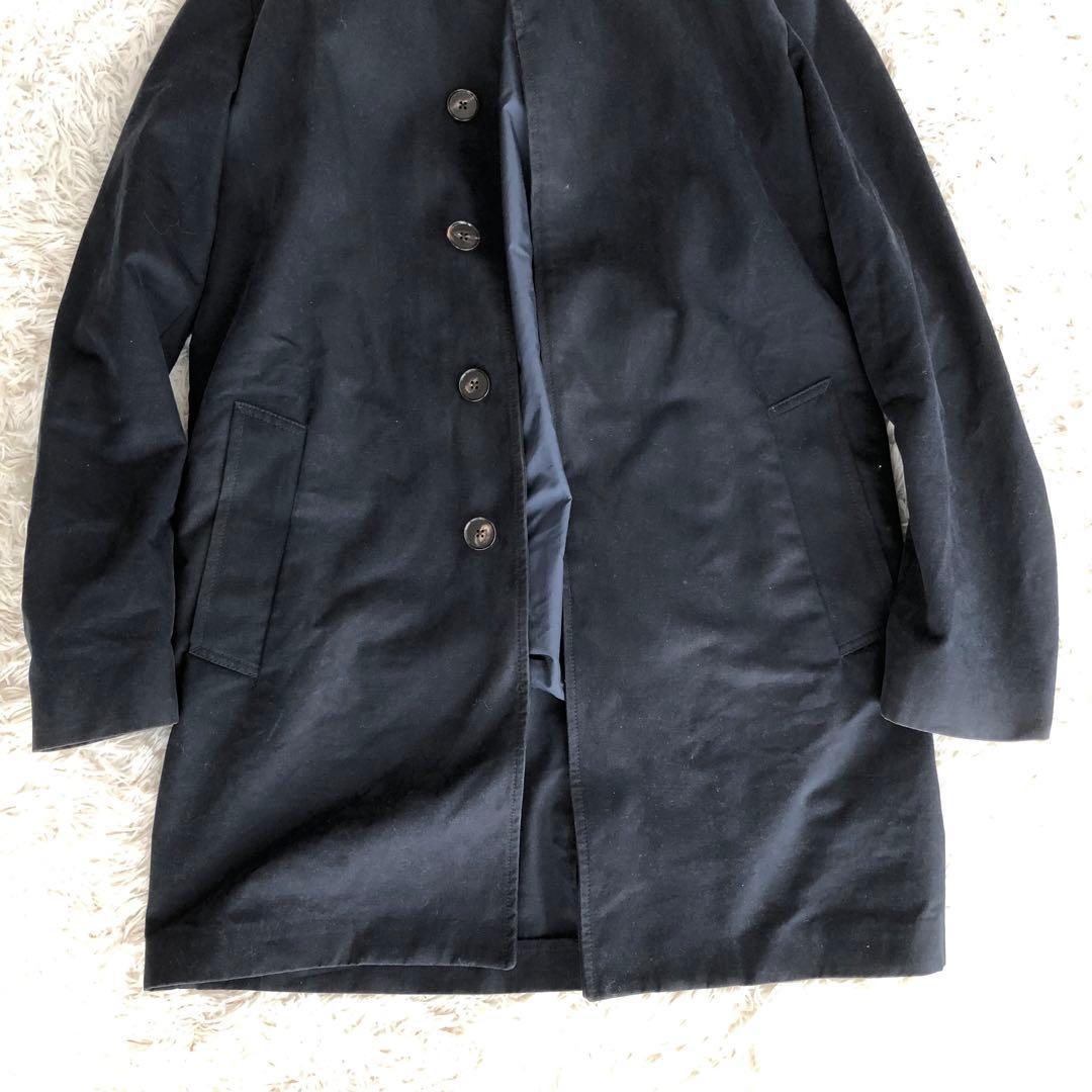 ことらメゾンマルジェラMaisonMargielaモールスキンコート紺色