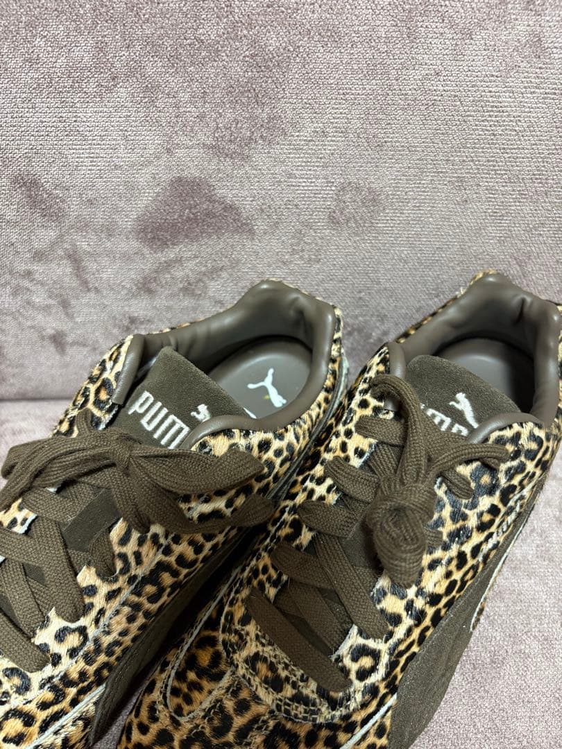 今だけお値下げ価格! 新品　プーマ　スピードキャットワイルド　豹柄　23.5