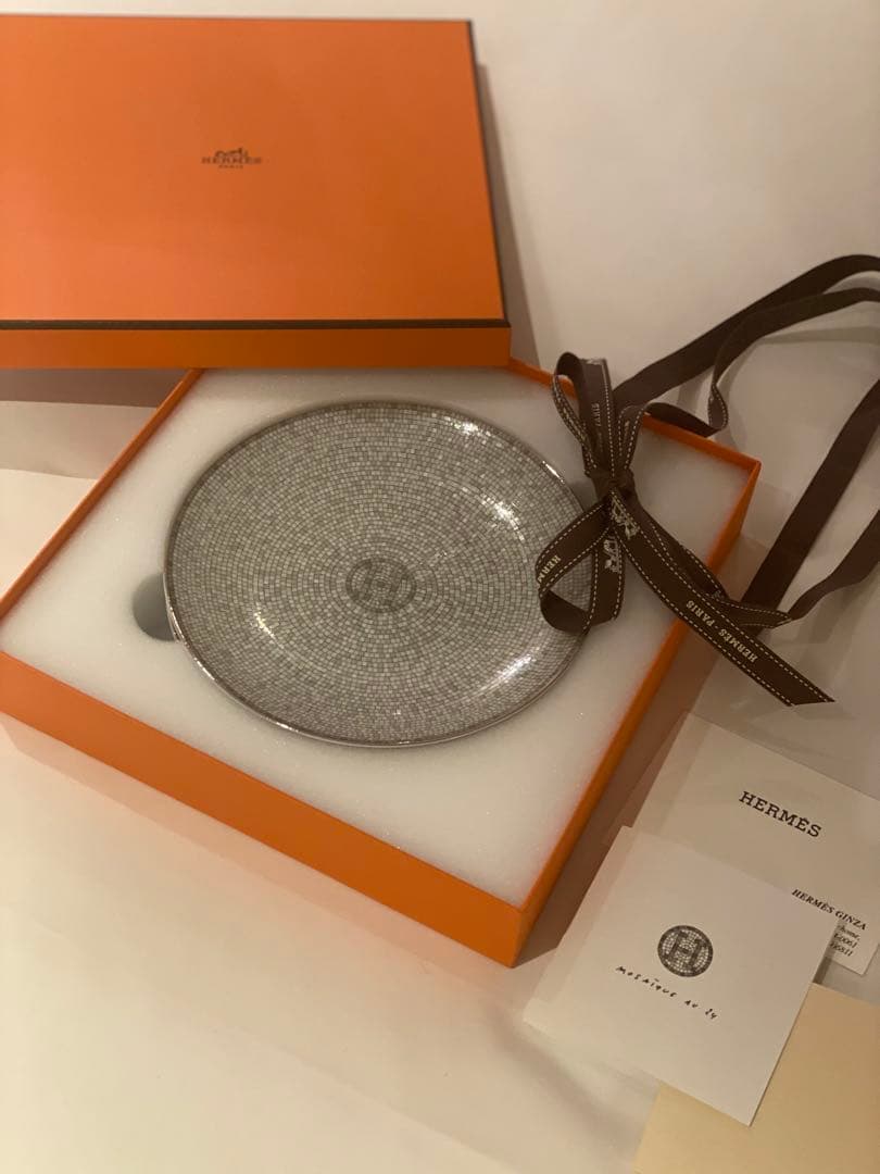 ⭐︎新品　エルメス　モザイク　プラチナ　パンプレート　2枚set
