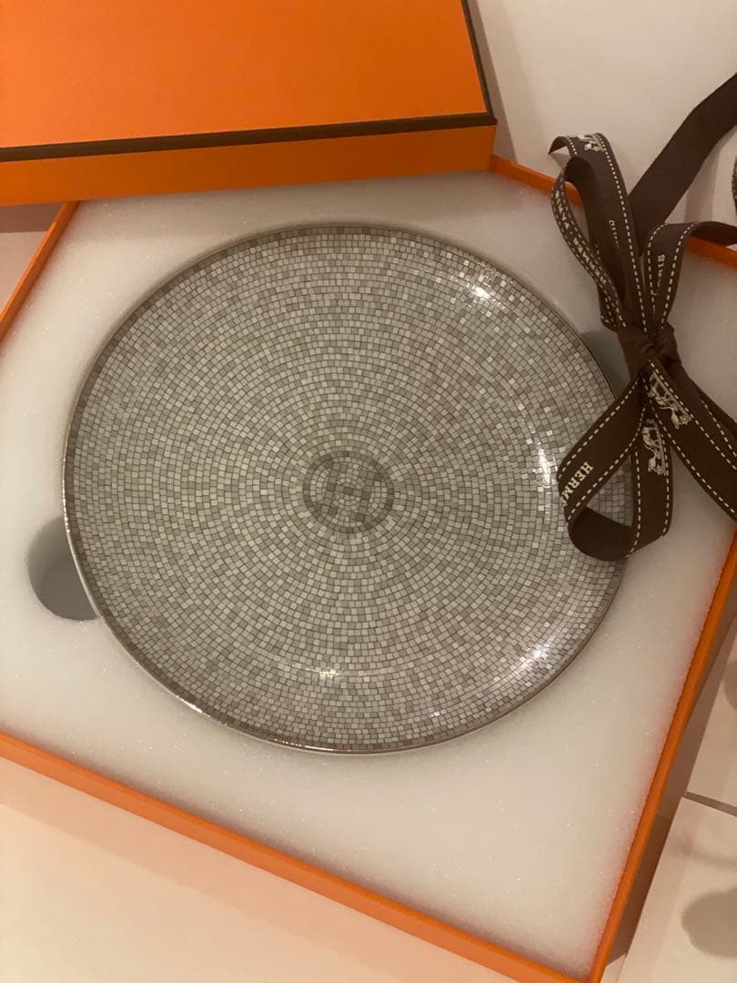 ⭐︎新品　エルメス　モザイク　プラチナ　パンプレート　2枚set