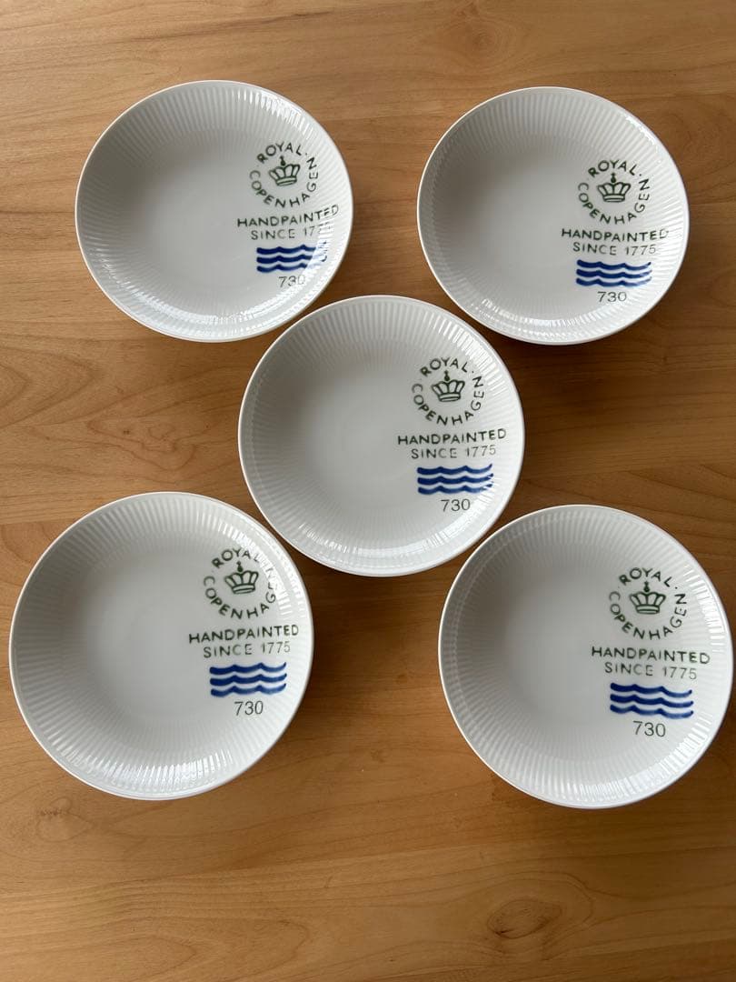  ロイヤルコペンハーゲン　シグネチャープレート5枚