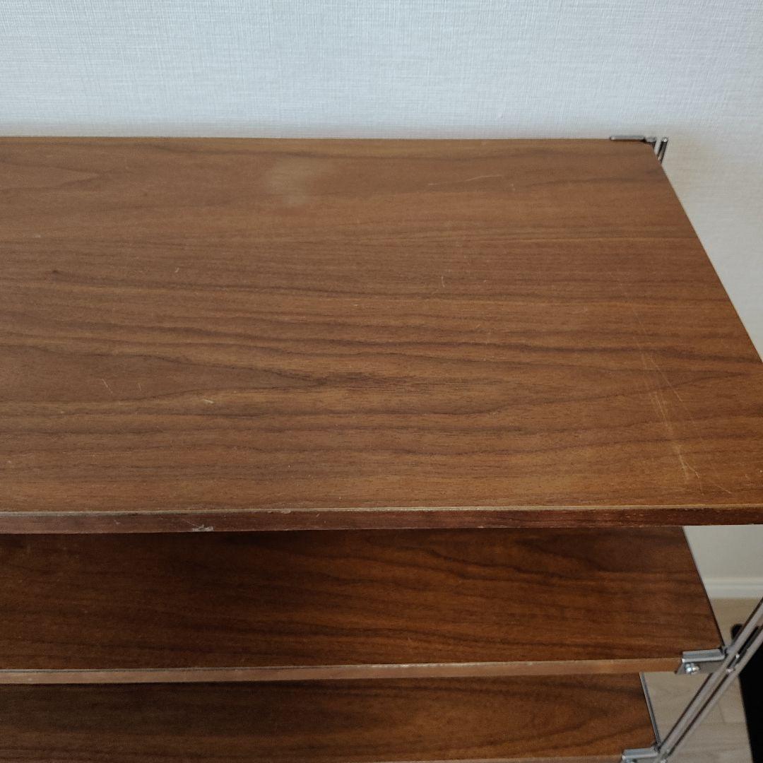 ユニットシェルフ　ウォールナッド