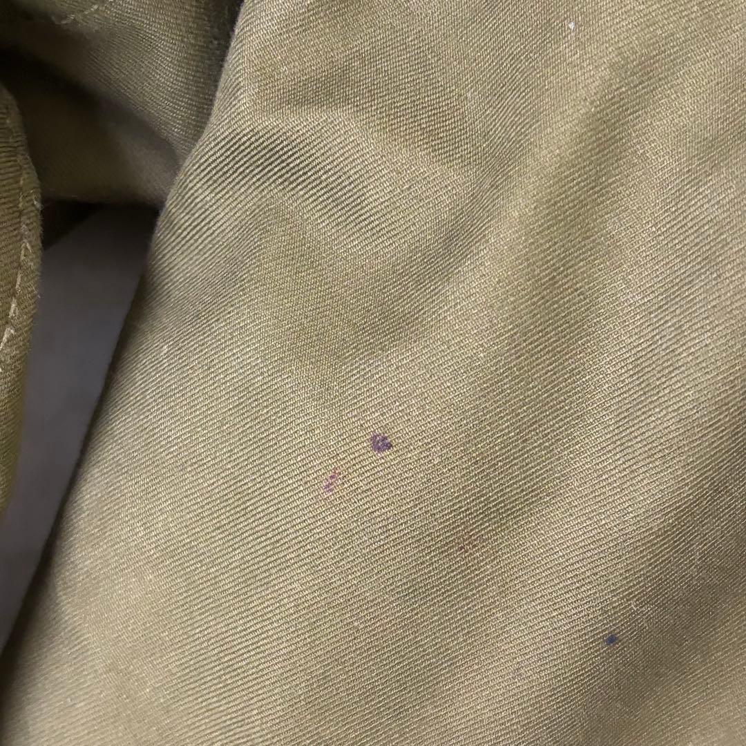 美品　BRITISH GREEN デッキジャケット　オリーブジャケット