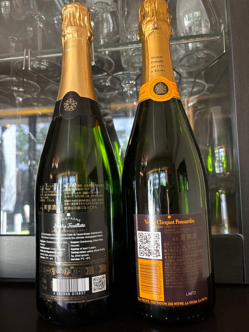 シャンパンセット ニコラ・フィアット&ヴーヴ・クリコ