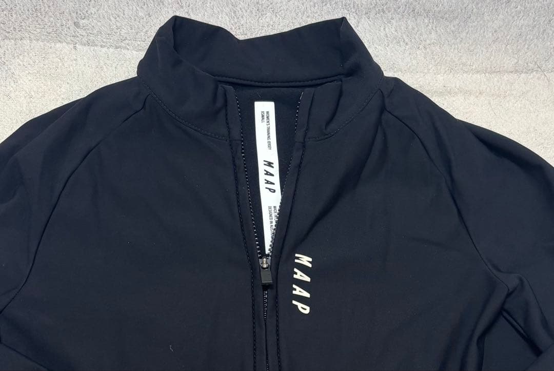  サイクルジャージ 裏起毛 ブラック ロング レディース サイズXS