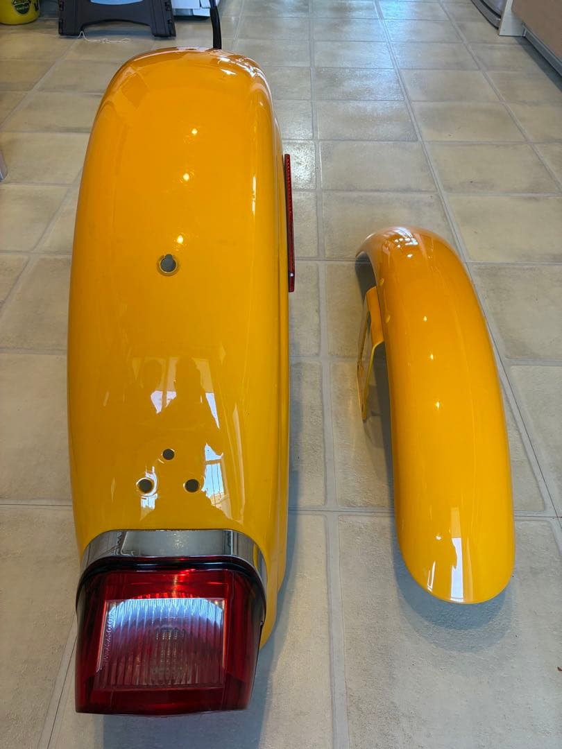 03年式XL1200S 純正前後フェンダー（イエロー）