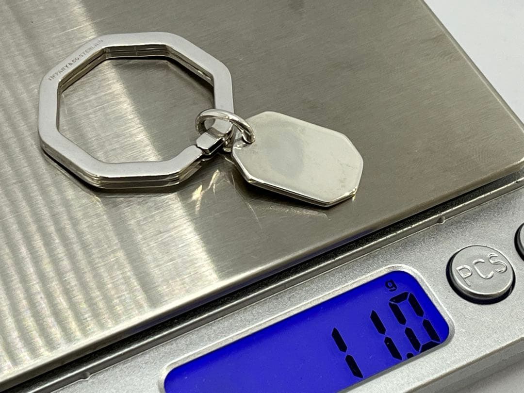 h581 ティファニー　オクタゴン　キーリング　キーホルダー　シルバー　925