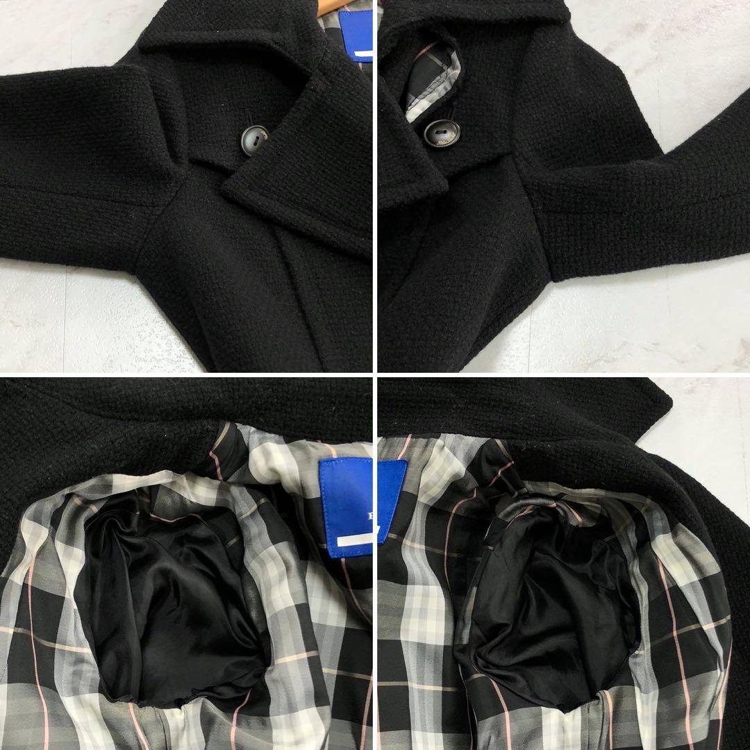 ✨美品✨バーバリーブルーレーベル トレンチコート ノバチェック アンゴラ混