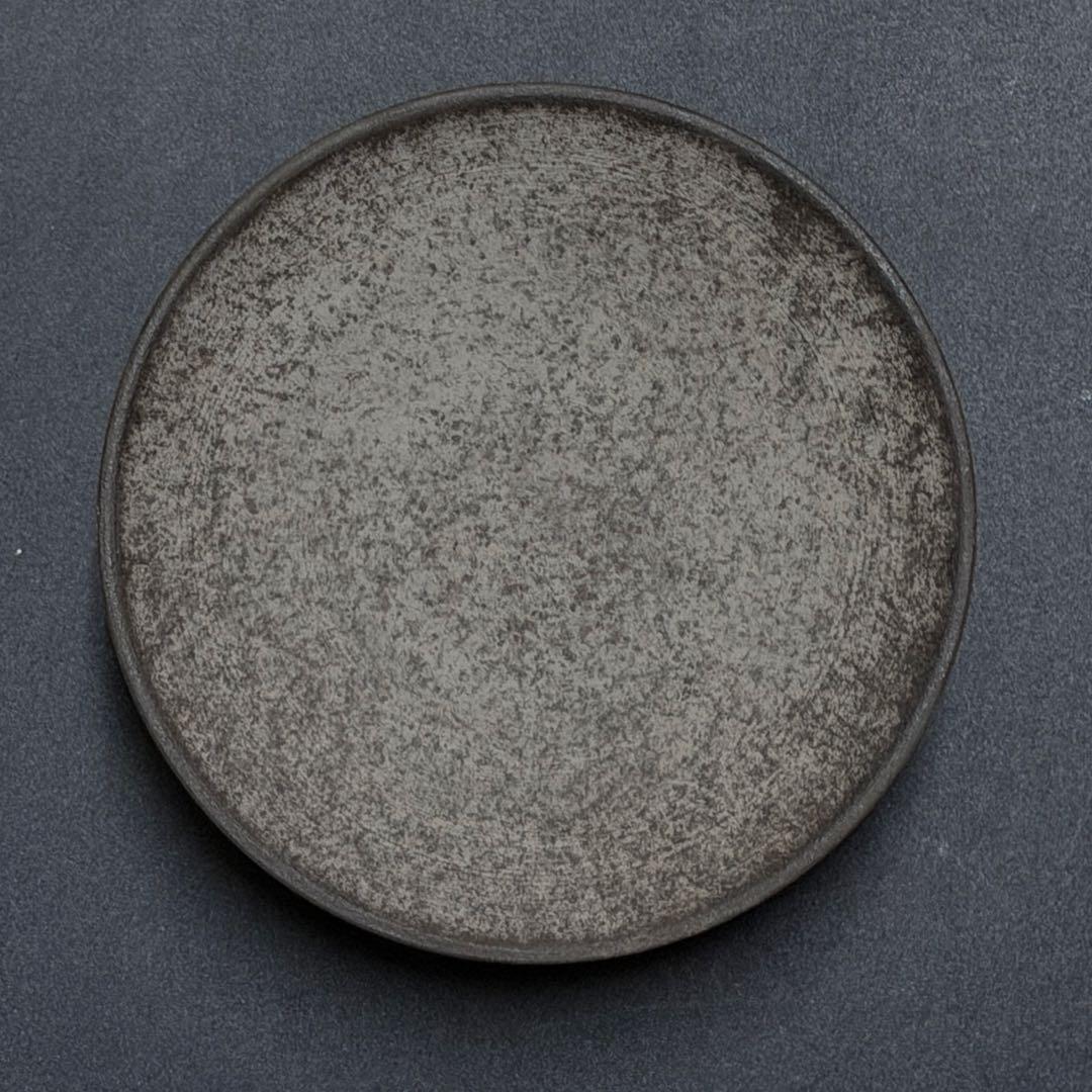 渋谷英一　地ノ器　コンポート　灰 (大き目)