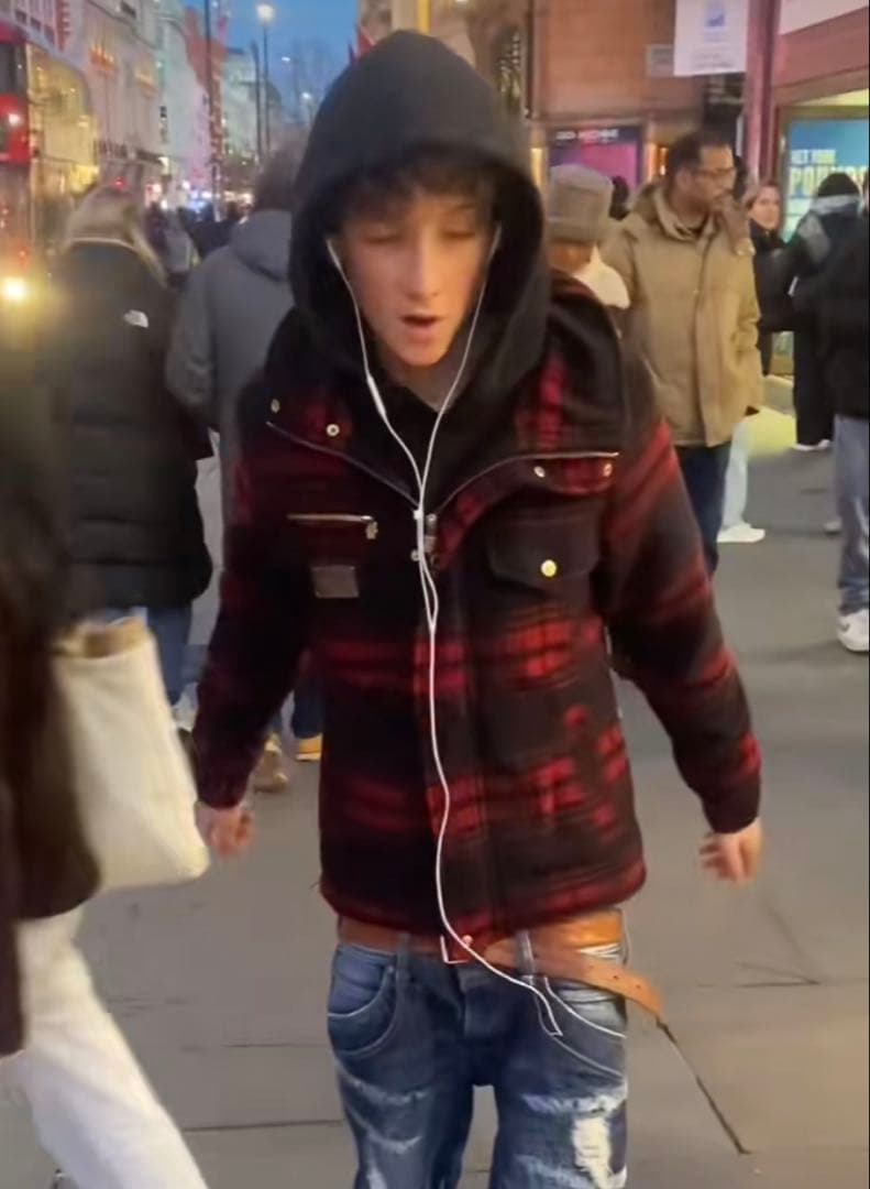 karl kani チェック　ジャケット　M