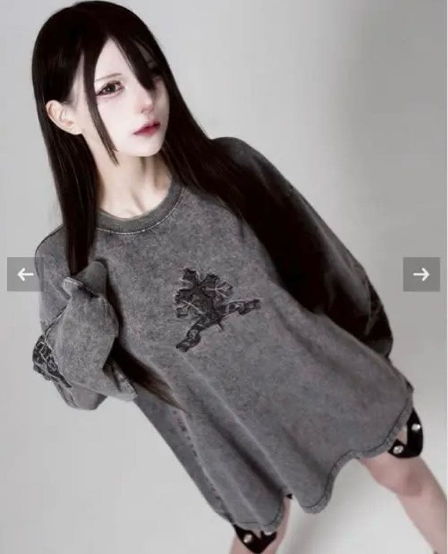 REFLEMクロスロンT グレー