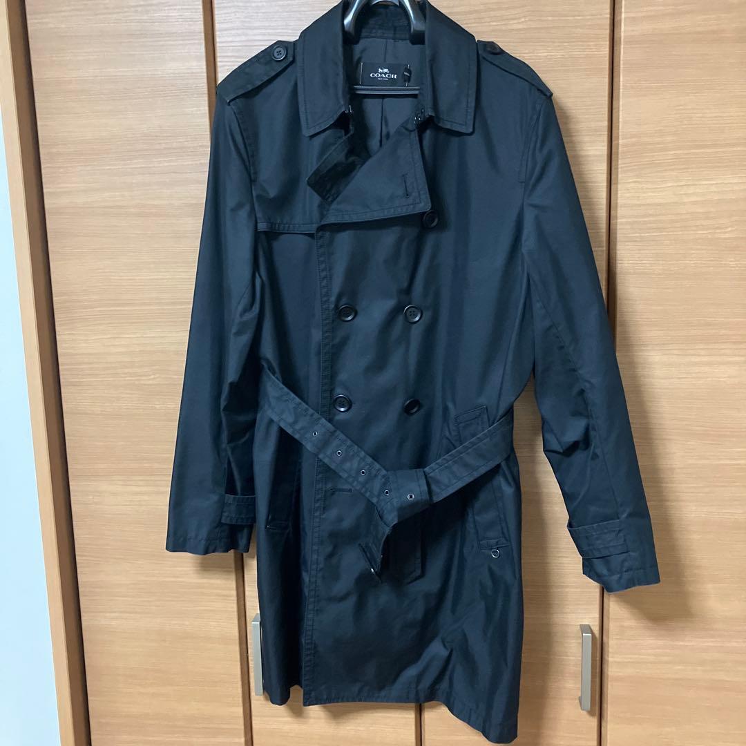 coachコーチ　トレンチコート　ブラック