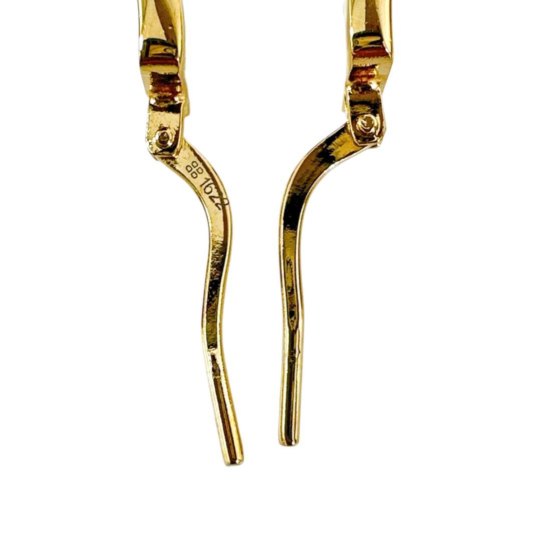 FENDI フェンディ フォーエバー FFロゴ フープ ピアス メタル ゴールド