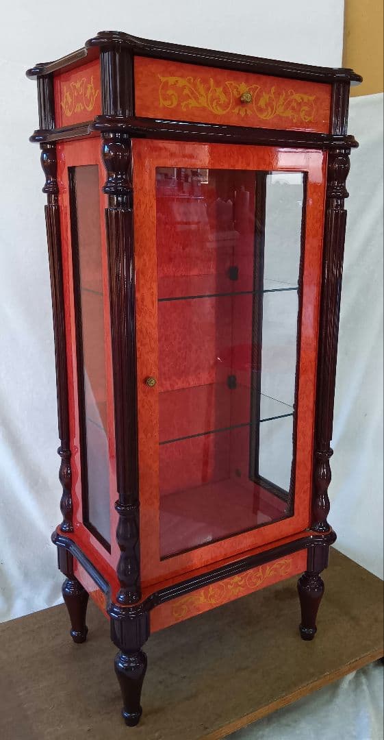 ARTEM社　アンティークガラスキャビネット　ショウケース　飾り棚　ディスプレイ