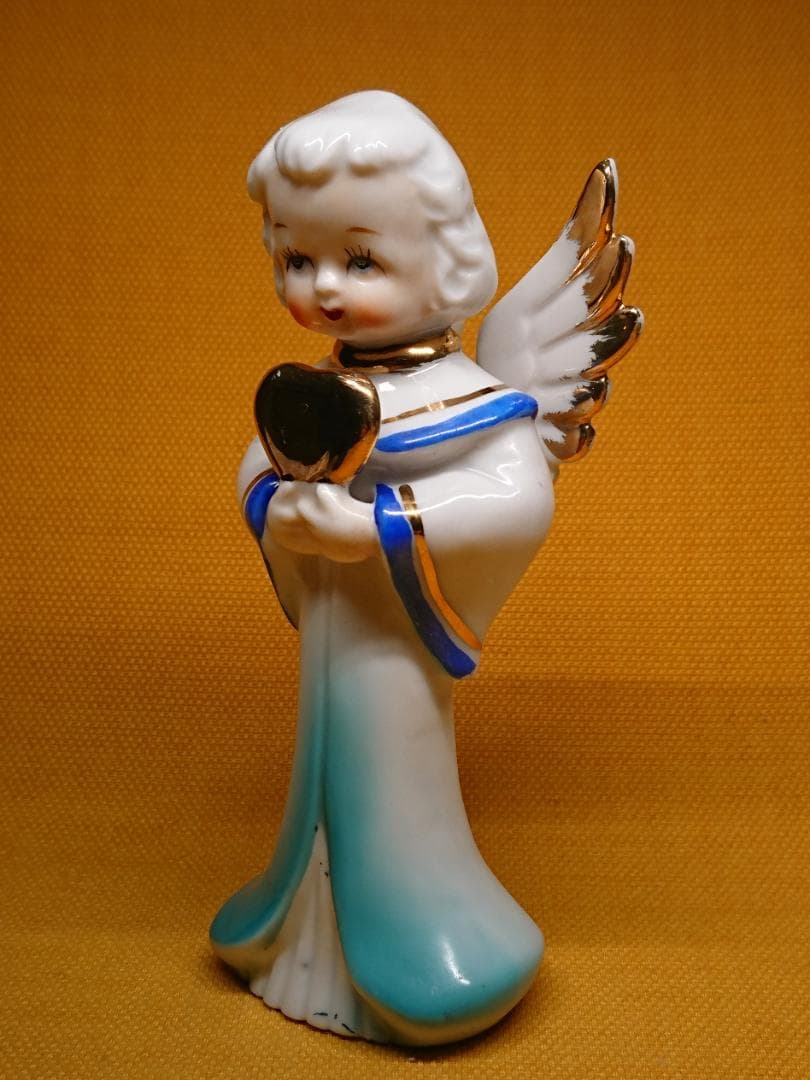 ビンテージ　人形　天使　陶器　置物　インテリア　工芸品　美術品　A2851