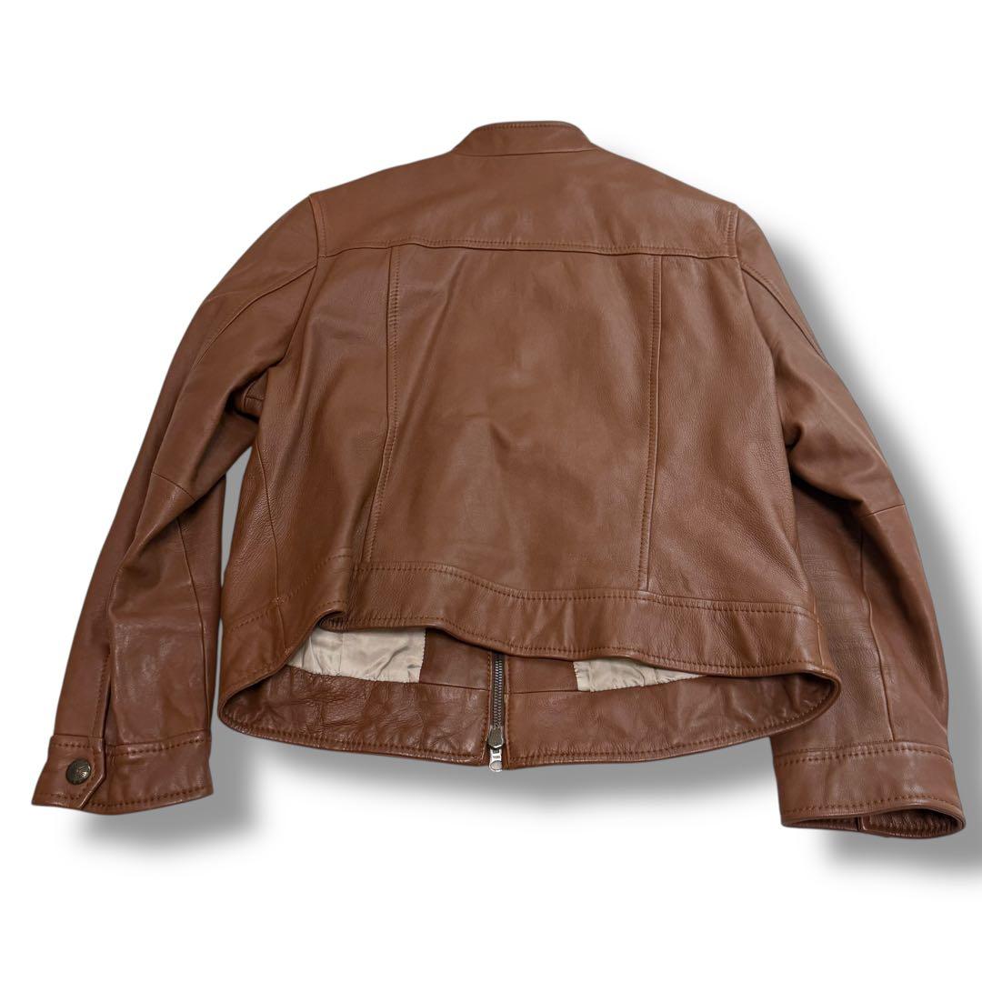 23区 1928 ラムレザー シングル ライダースジャケット 48 羊革