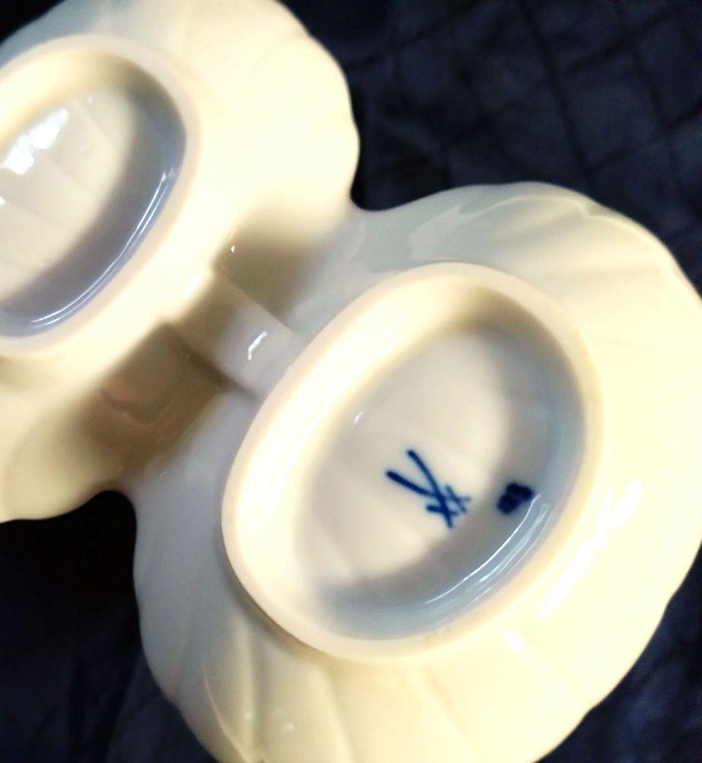 【MEISSEN】マイセン　ブルーオニオン　塩入れ　塩胡椒入れ