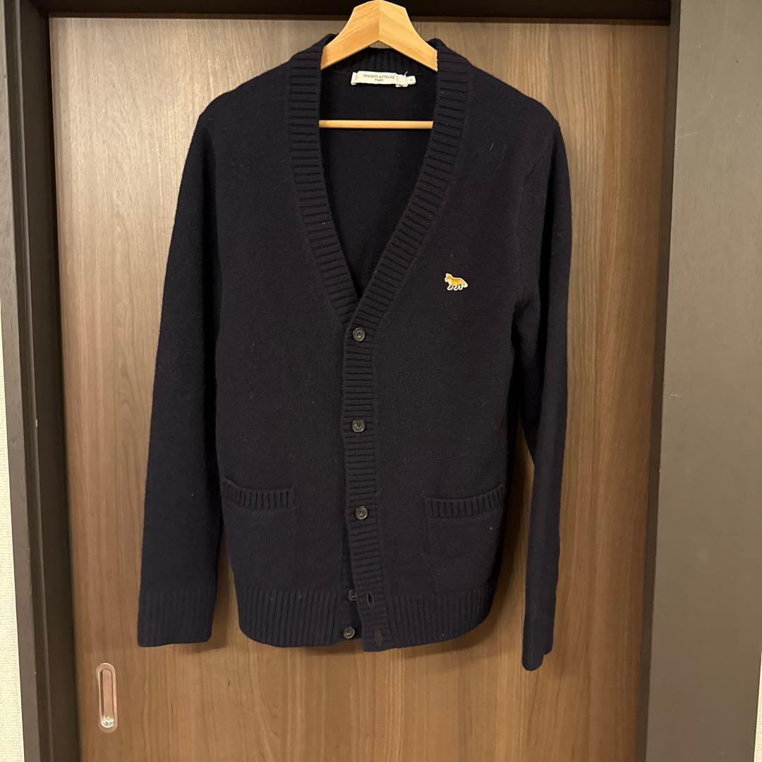 MAISON KITSUNÉ ネイビー カーディガン L
