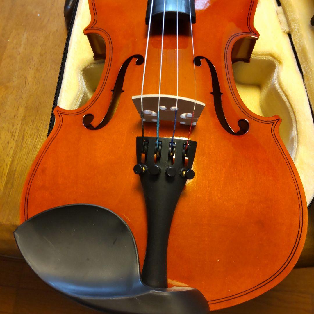 バイオリン本体 4/4 (GIORNO) オレンジ色 ケース付き