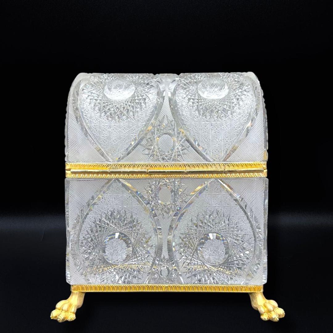 【希少/美品】MARTIN BENITO クリスタル ガラス ボックス 小物入れ